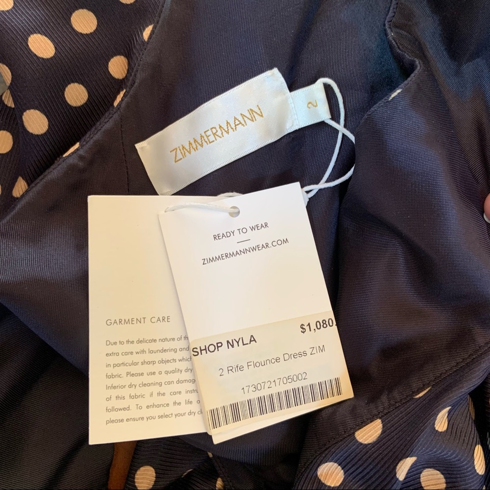 Zimmerman Rife flounce polka dot dress - Picture 6 of 7